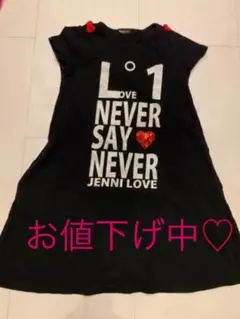 ジェニィラブ　黒ミニワンピ