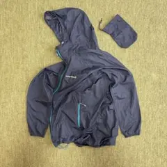 【未使用‼️】old mont-bell shell jackt紺色 短丈 収納袋