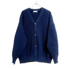 FREAK'S STORE カーディガン ネイビー Vネック L ゆったり 秋冬のサムネイル