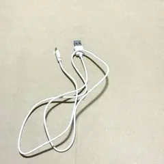 USB充電ケーブル ホワイト 標準