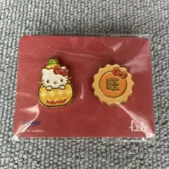 ハローキティ パイナップル ピンバッジ 2個セット　シンガポール
