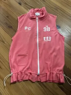 picone club ジップアップベスト ピンクⅢ カノコ ピッコーネ