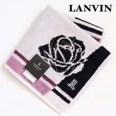 ❤新品タグ付き ランバン コレクション タオルハンカチ【バラ柄・お花柄】❤