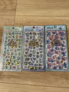 プチドロップステッカー　ジュエルプチドロップ　スティッチ