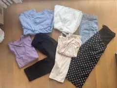 夏のマタニティ服　トップス　ズボン　スカート7点セット