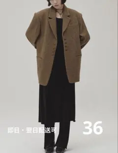 todayful Wool100% Check Jacket 36