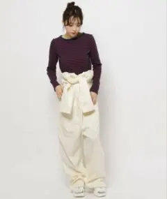 ニコアンド　ワークジャンプスーツ　Ｍサイズ