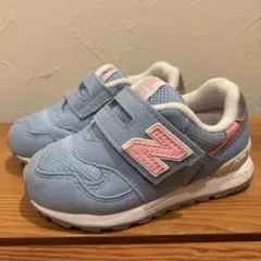 New Balance キッズ スニーカー ライトブルー　313
