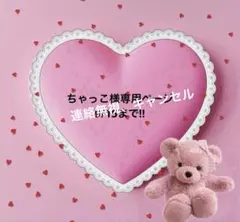 ちゃっこ様専用ページ