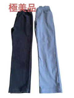 無印良品　ジャージーストレッチコーデュロイレギンスパンツ　130、その他