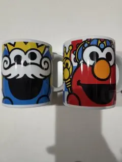 【売り尽くし】USJ☆エルモとクッキーモンスター マグカップセット