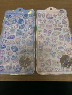 ボンボンドロップシール　ちゅるきら　2種セット