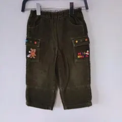 ★【古着】mikihouse(ミキハウス)ボトムス　90　カーキグリーンのサムネイル