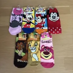 ディズニーキャラクターソックス　７足セット