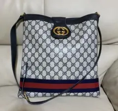 希少　GUCCI オールドグッチ GG柄 シェリーライン ショルダーバッグのサムネイル