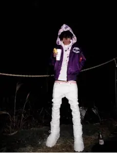 k様専用　ファーダウン　ホワイトパンツ