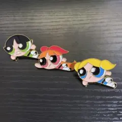 パワパフガールズ バブルス ブロッサム バターカップ ピンバッジ