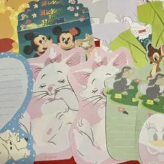 ディズニー キャラクター レアメモ　　３５枚　おすそ分け