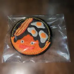 ジブリ　刺繍缶バッジ　ハウルの動く城
