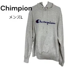 Chimipion グレー パーカー メンズL
