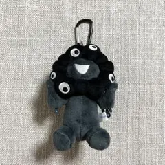 関西万博限定 黒ミャクミャクカラビナ付きぬいぐるみ 立ちバージョン