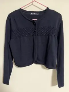 familiar ネイビー カーディガン 120