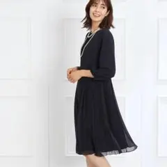(K05249)Reflect　リフレクト　プリーツシフォンワンピース　11