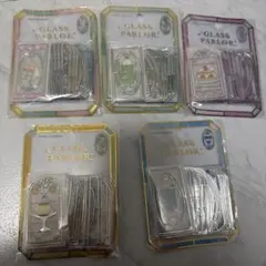 は*読様 GLASS PARLOR クリアステッカーセット 5パック