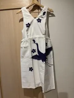 JAL 客室乗務員 エプロン 森英恵 デザイン - メルカリ
