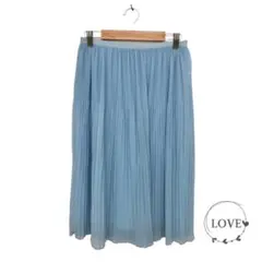 ★訳あり★ ZARA BASIC ロングスカート フレア プリーツ 無地 k1のサムネイル