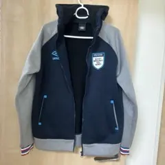 Umbro フード付きジャージ M ネイビー/グレー