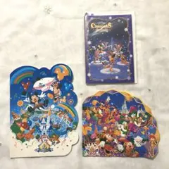 ディズニー　ノート　カード　セット