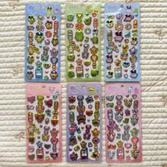 【新品正規品】定価3432円　たまごっち　ぷくキラチャームステッカー　6枚
