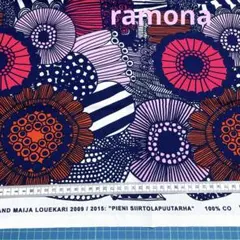 ⭐️キープ　マリメッコ 生地 ピエニシイルトラプータルハ レッド