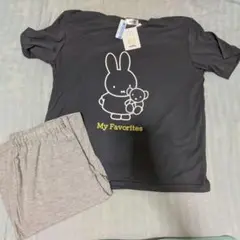 ミッフィー　半袖　ルームウェア　パジャマ　部屋着　miffy　LL　上下セット
