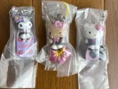 ガチャガチャ カプセルトイ サンリオ キティー 平成ギャルチャーム 3点セット