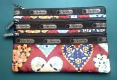 LeSportsac 3ジップポーチ ハート柄のサムネイル