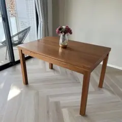 【送料込】ダイニングテーブル　unico 伸長式　LIBERO