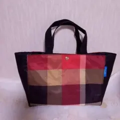 BLUELABEL　スクエアバックチェック柄