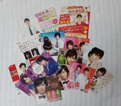 嵐　松本潤　応募ハガキ、フライヤー、切り抜き　15枚