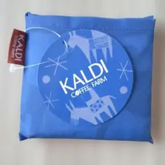 KALDI COFFEE FARM エコバッグ Helpeas ブルー 1点