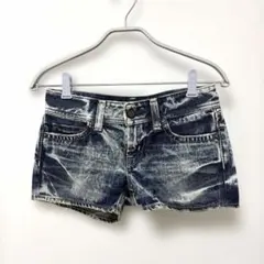 KaciAng Jeans ケミカルウォッシュ デニムショートパンツ Y2K