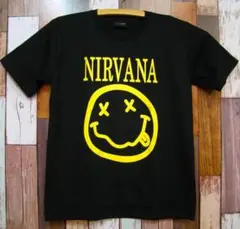L★新品【Nirvana】ニルヴァーナ ★ニコちゃん★スマイルTシャツBWT