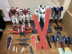 PG4体セット　ガンプラ　ジャンク　まとめ売り　ユニコーン　ルージュ　ダブルオー PG4体セット ガンプラ ジャンク まとめ売り ユニコーン ルージュ
