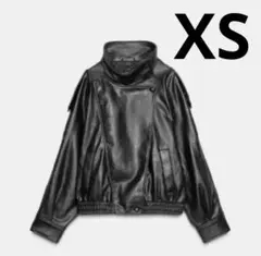 ZARA フェイクレザージャケット XS