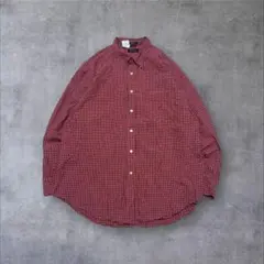 【NAUTICA】US輸入アメリカ古着チェック柄メンズ長袖BDシャツアメカジ