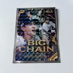 西武ライオンズ サンクスフェスタ カード ビッグチェーンネックレス 長谷川信哉