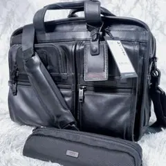 未使用級【TUMI】 96145DH 2way オールレザー 拡張 T-Passのサムネイル