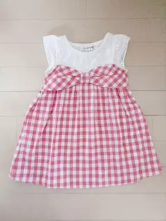 anyFAMエニィファム★半袖Tシャツワンピース90cm女の子おしゃれのサムネイル