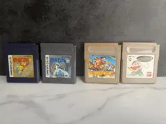 ゲームボーイ4本ポケットモンスター金、銀 ドンキーコング クレヨンしんちゃん